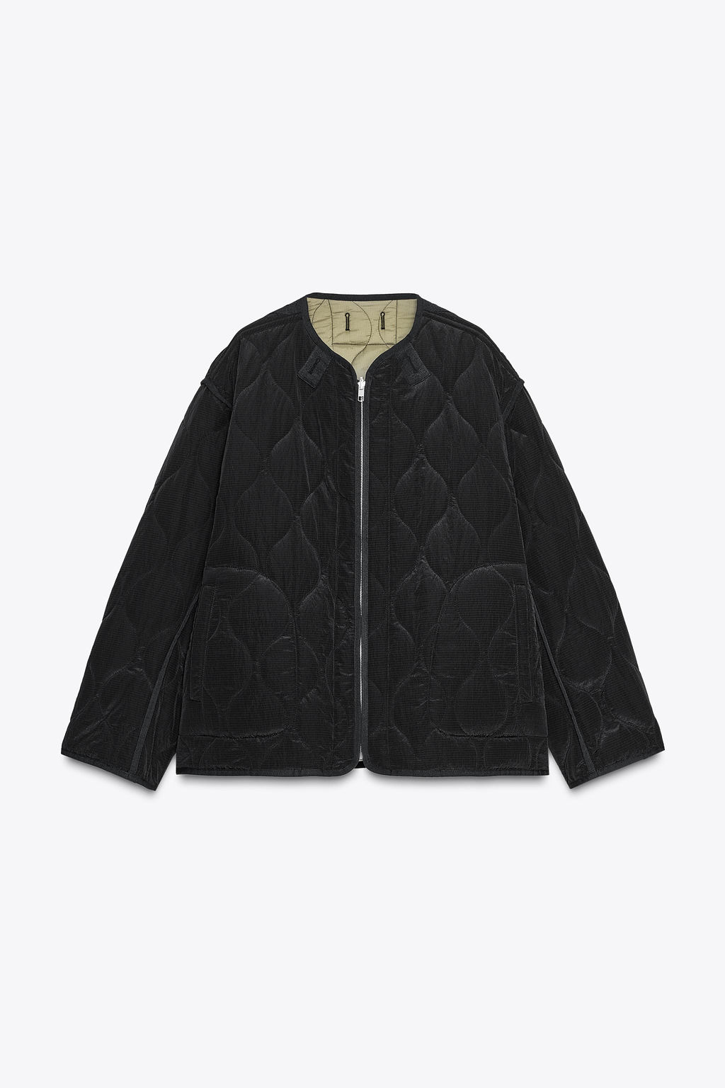ZW COLLECTION REVERSIBLE QUILTED JACKET - Zara фото 8