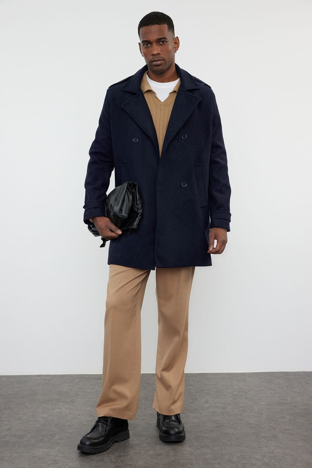 TRENDYOL MAN Antrasit Erkek Regular Fit K?sl?k Yun Kar?s?ml? K?sl?k Kase Kaban TMNAW25KB00003 - Trendyolmilla фото 10