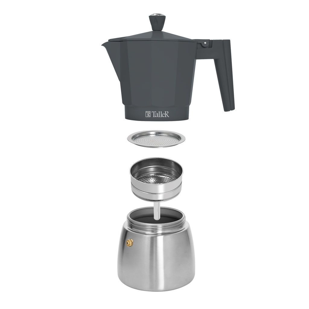 Кофеварка гейзерная TalleR TR-11325, 450мл