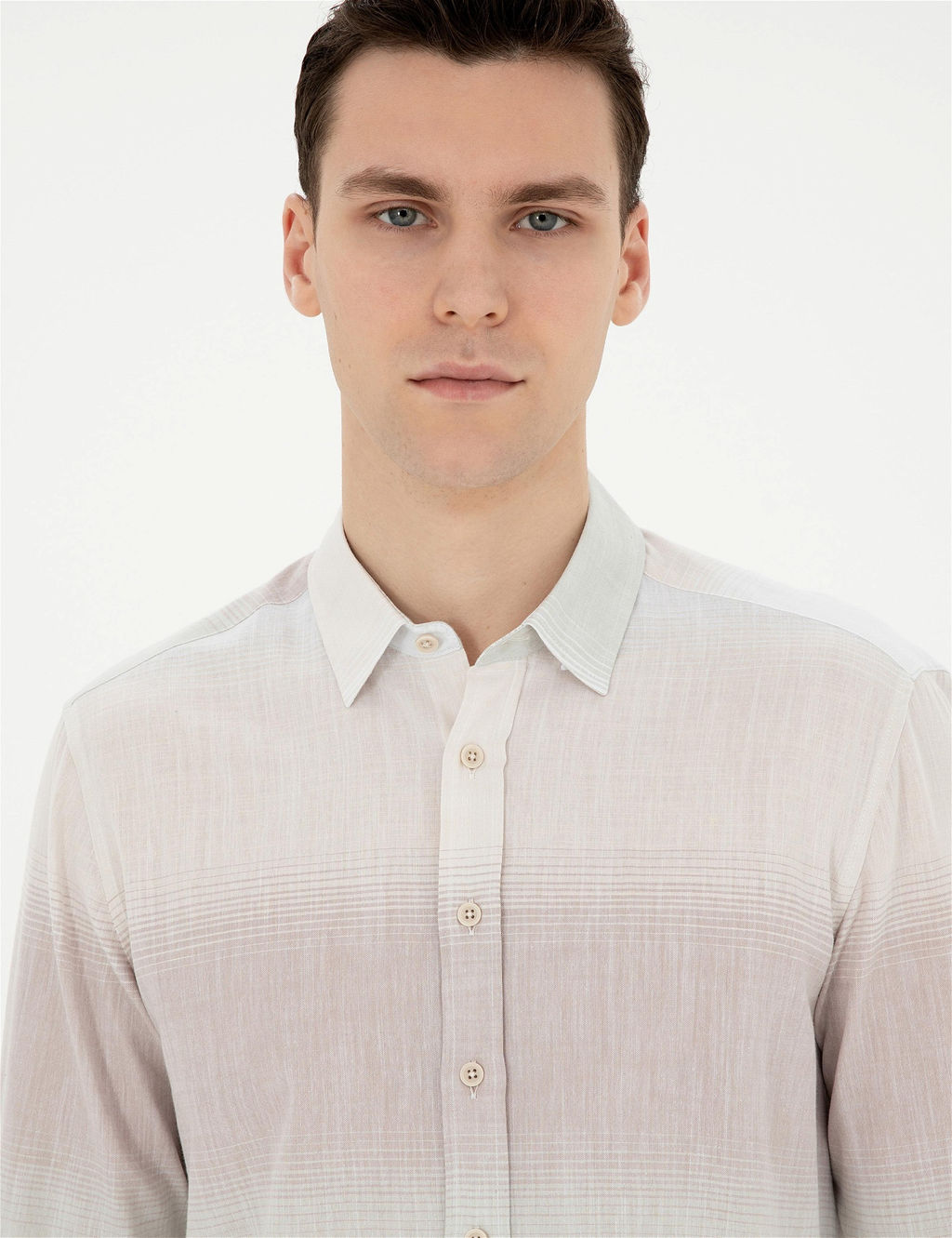 Ye_il Regular Fit Uzun Kollu G_mlek - Pierre cardin фото 2