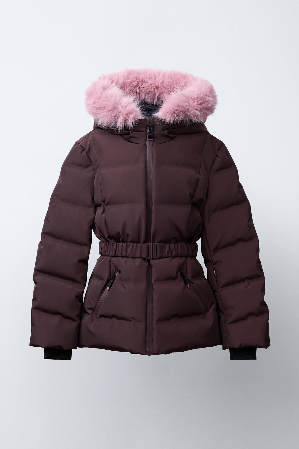 WATER-RESISTANT AND WINDPROOF DOWN PUFFER JACKET WITH BELT RECCO® SYSTEM SKI COLLECTION - Zara фото 17