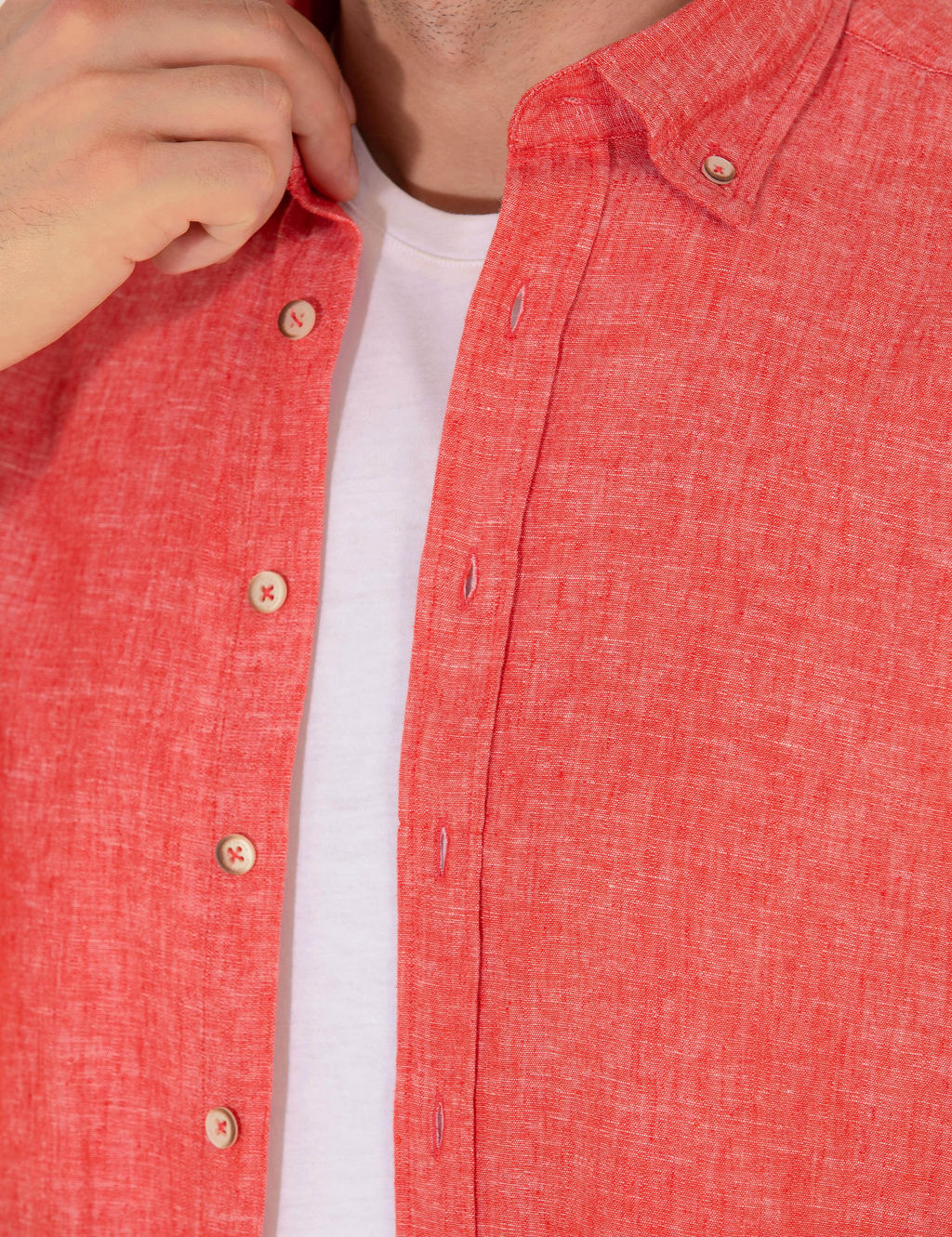 K_rm_z_ Regular Fit Uzun Kollu G_mlek - Pierre cardin фото 7