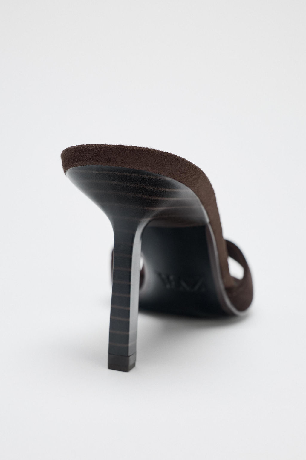 SPLIT SUEDE HIGH-HEEL SANDALS - Zara фото 6