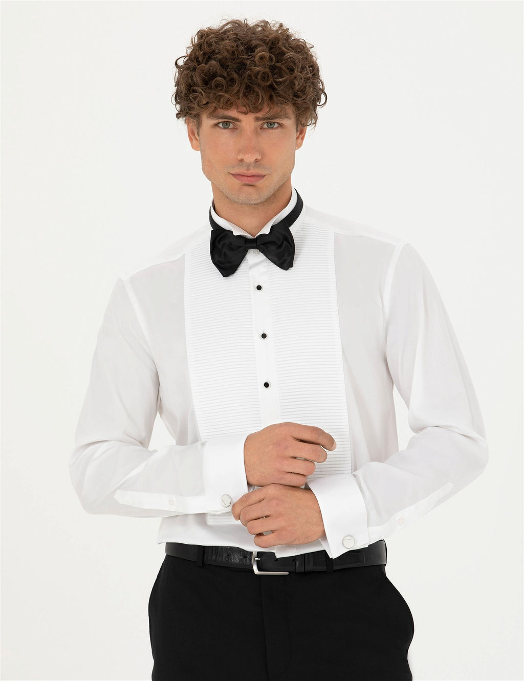 Beyaz Slim Fit Smokin G_mlek