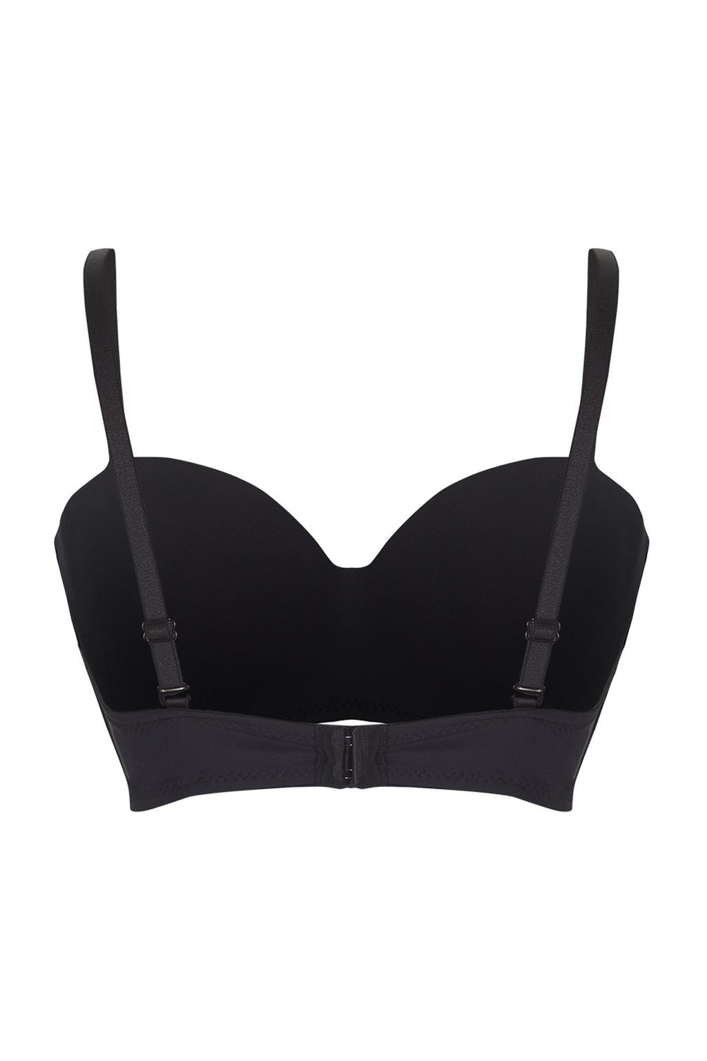 TRENDYOLMILLA Beyaz Micro Cizgili Butun Kap Straplez Orme Sutyen THMSS25SU00037  фото 6