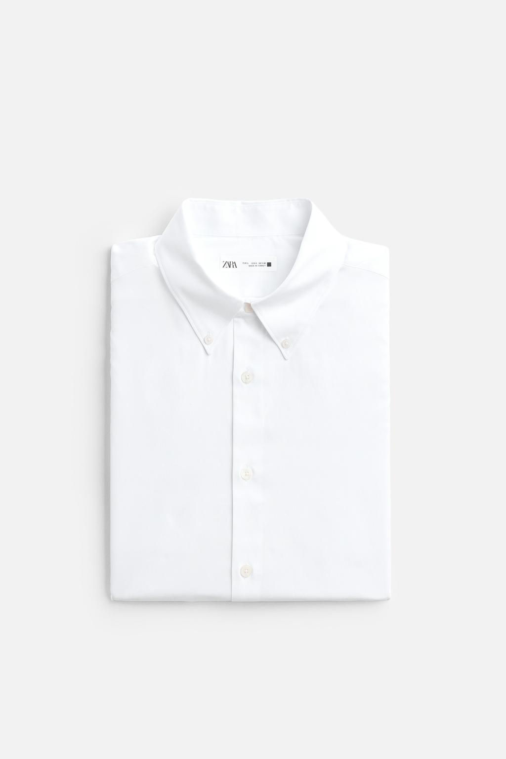 TEXTURED REGULAR FIT SHIRT - Zara фото 10