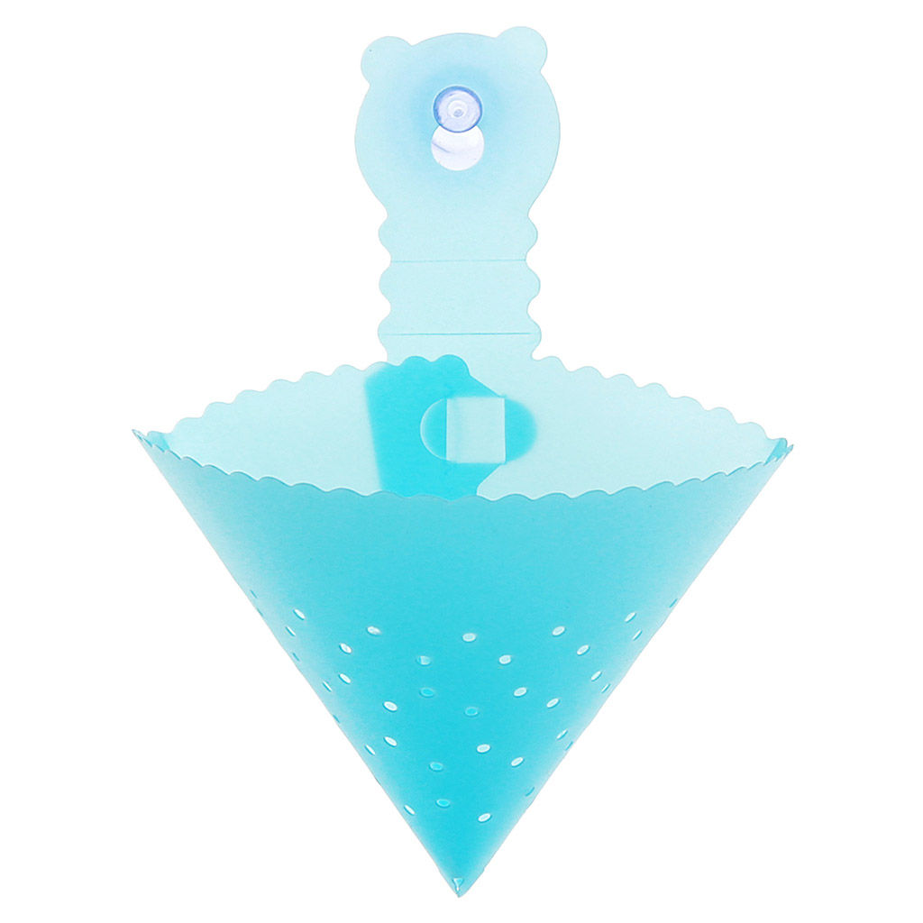 Фильтр-воронка для мусора и отходов в раковину, 18,5х12,5х15,5см, ПВХ, складная, на присоске, цвета микс, в п/эт упаковке (Китай)