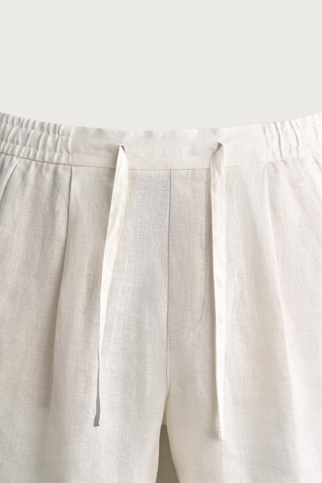 BERMUDA RELAXED FIT 100% LINO / Blanco - Zara фото 12