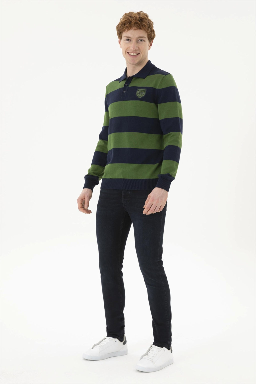 Мужской зеленый свитер - U.s. polo assn фото 4