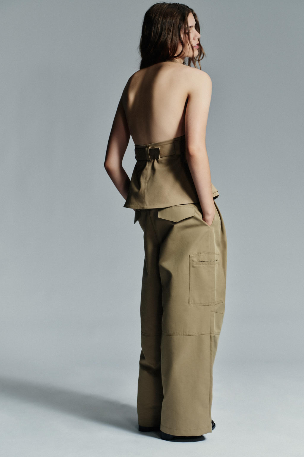 HALTER TOP WITH POCKETS - Zara фото 5