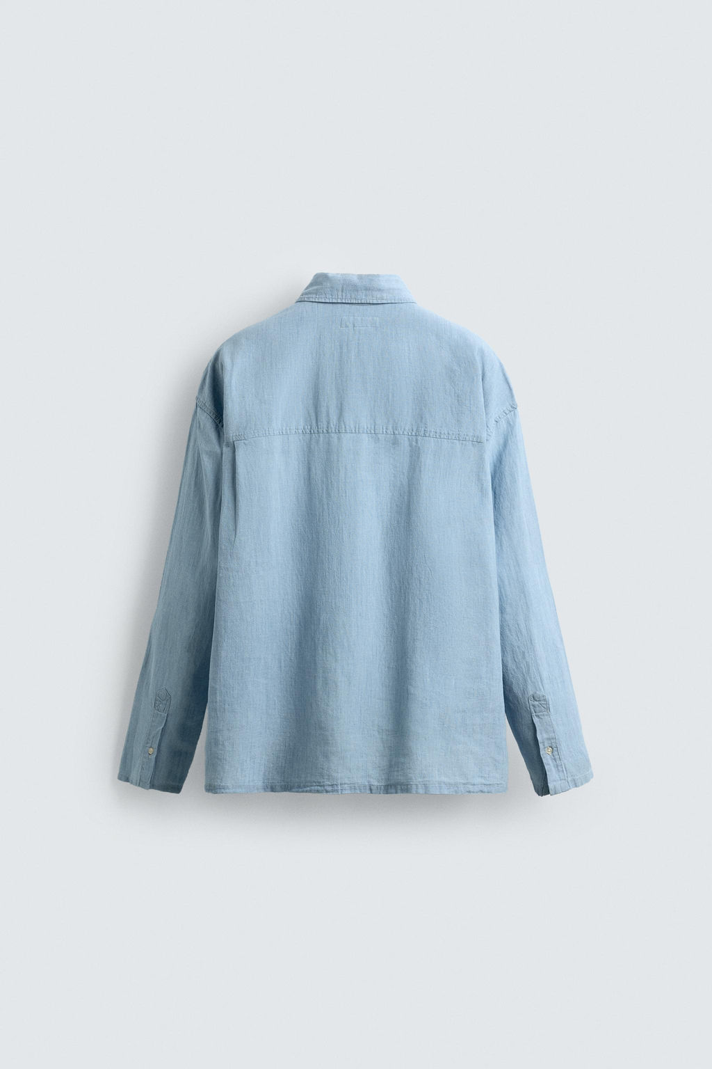 LIGHTWEIGHT DENIM SHIRT - Zara фото 7