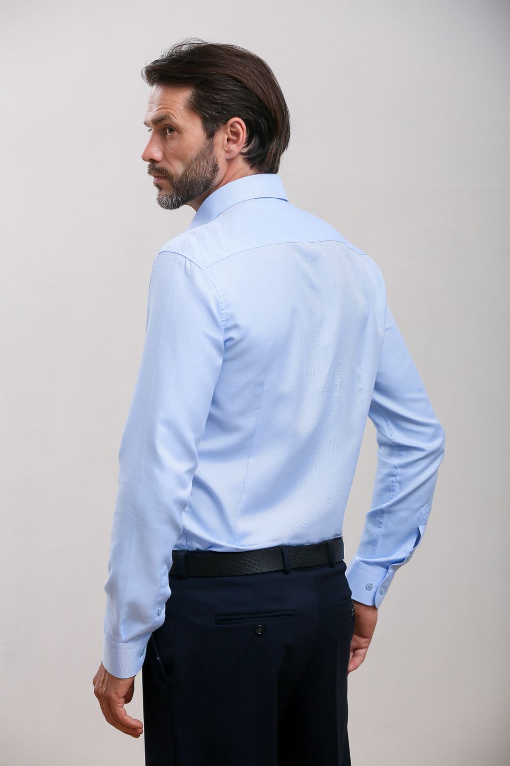 Мужская рубашка 122-с-08 - Nicolo angi фото 5