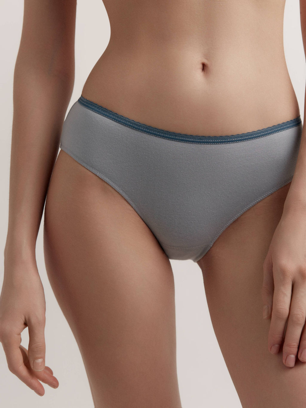 CONTE BASIC COLLECTION LB 2002.11 (пакет) Трусы женские grey-blue