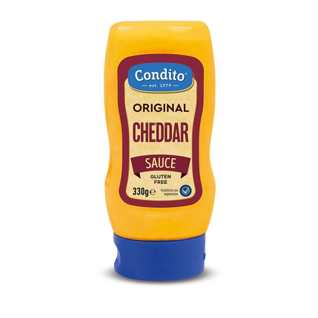 Соус чеддер сырный 330г пластик
