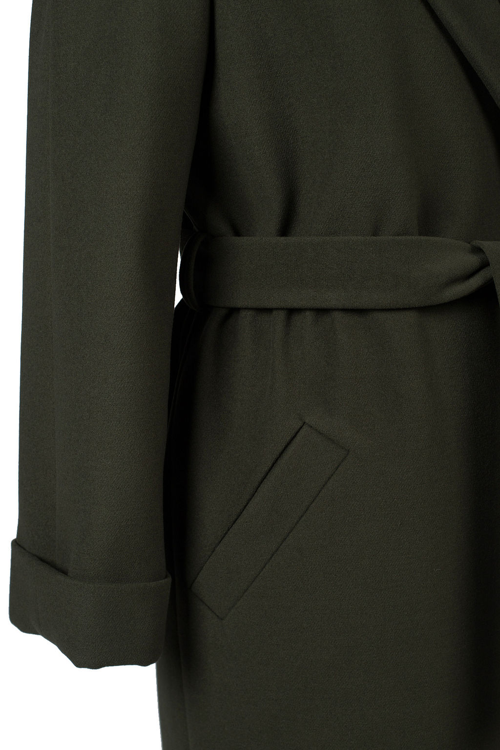 Пальто женское демисезонное (пояс) - El podio фото 10