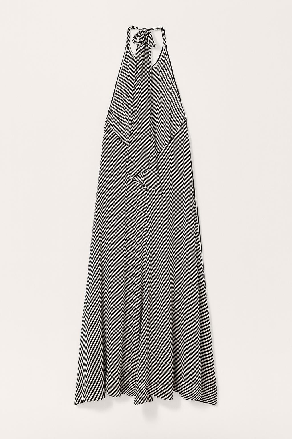 LIMITED EDITION STRIPED HALTER DRESS - Zara фото 7