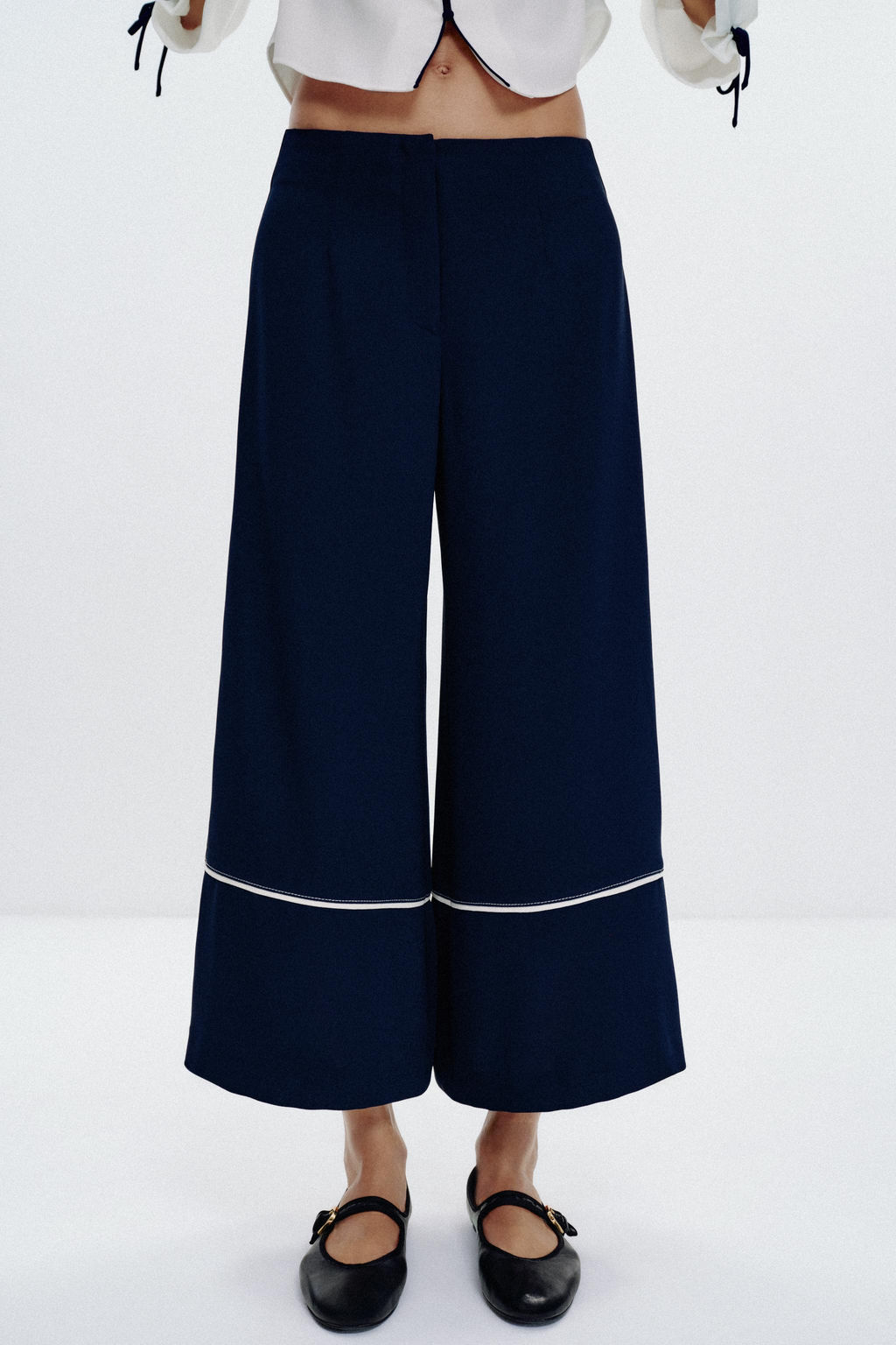 STITCHED CULOTTES - Zara фото 10