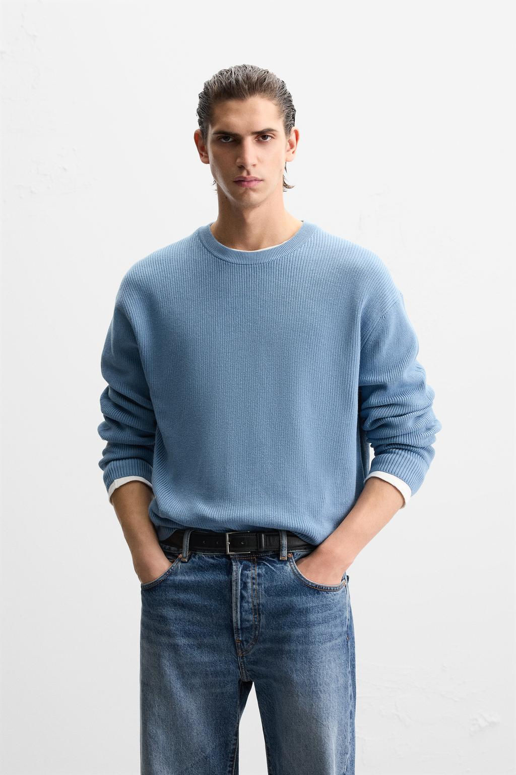 BASIC PURL KNIT SWEATER - Zara фото 29