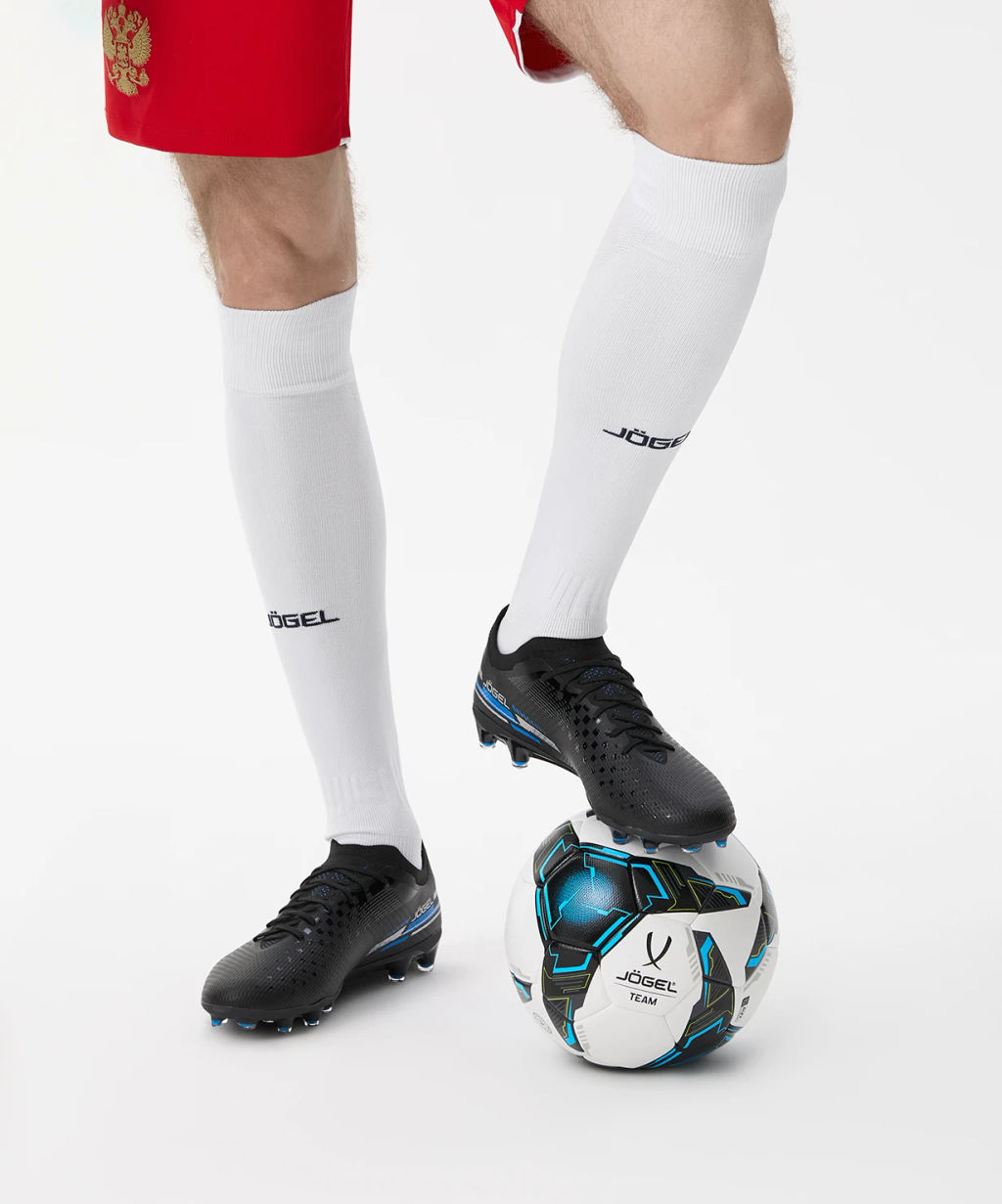 Бутсы футбольные JOGEL Evofly FG Pro Black/blue  фото 10