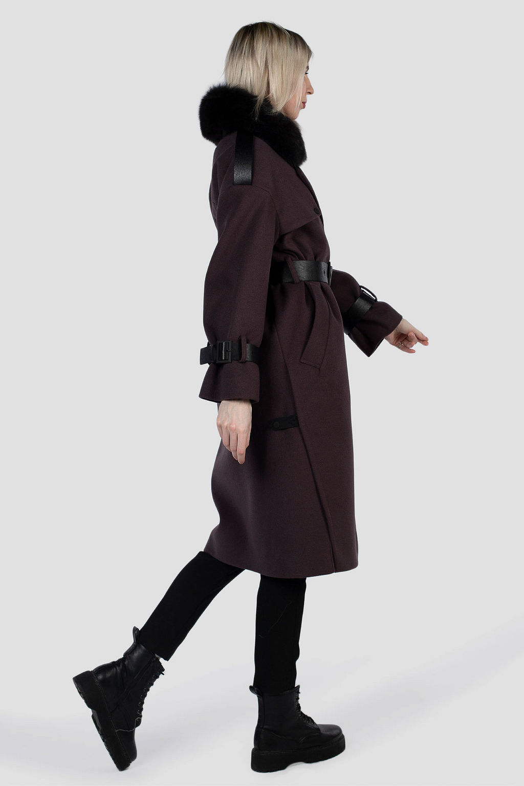 Мех натуральный (песец) Пальто утепленное Термофинн 100 г - El podio фото 5