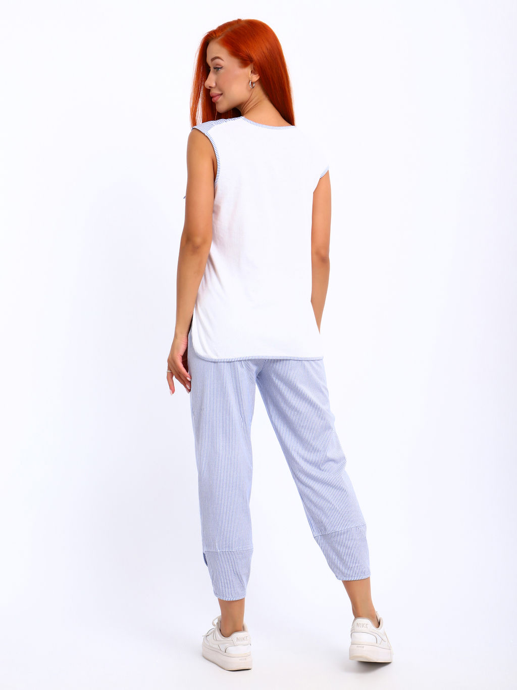 Костюм с брюками АВРОРА-1 (голубой №10) - Ивановская трикотажная компания фото 4