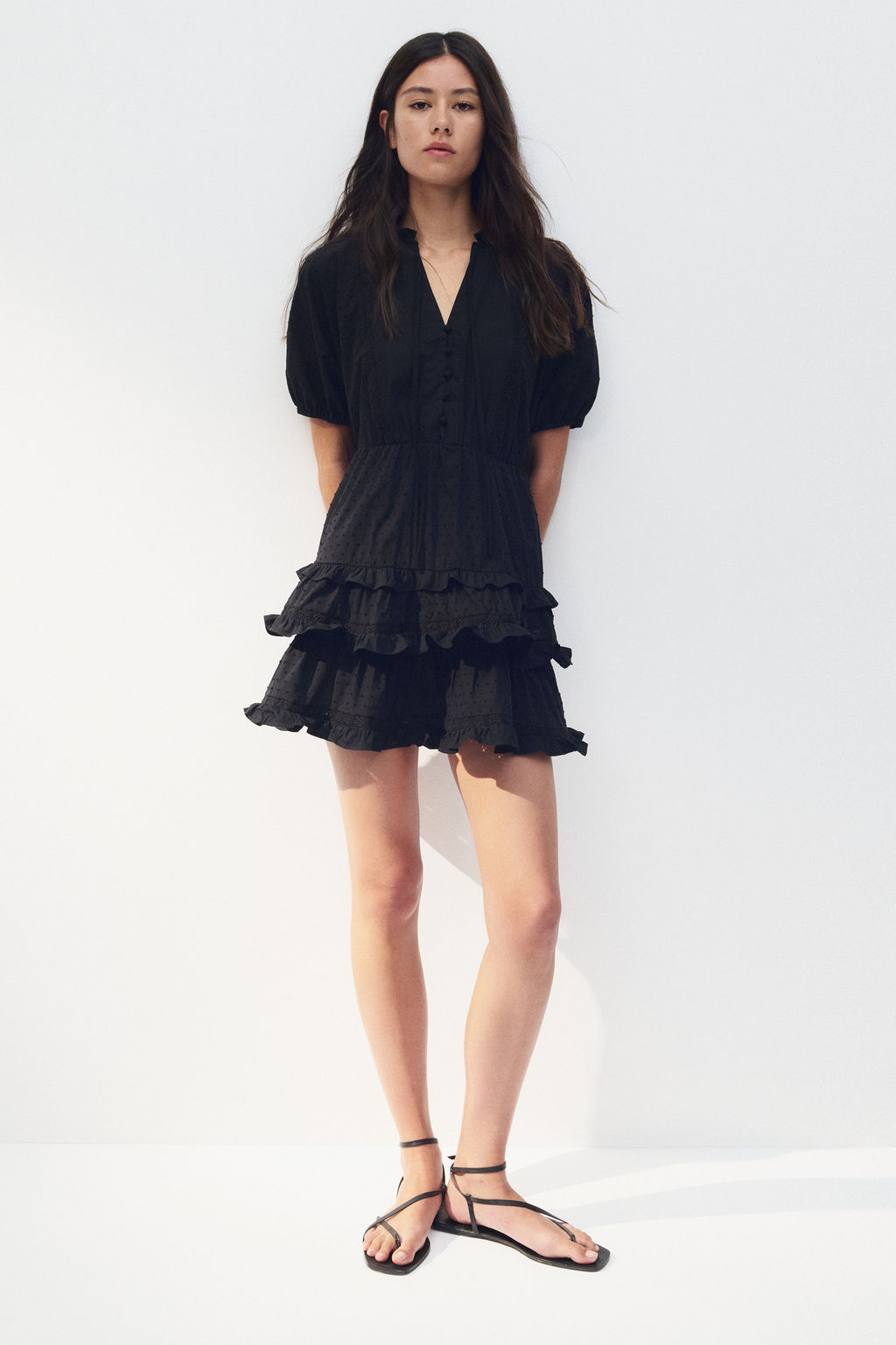 Vestido en plumeti de algod?n - H&m фото 3