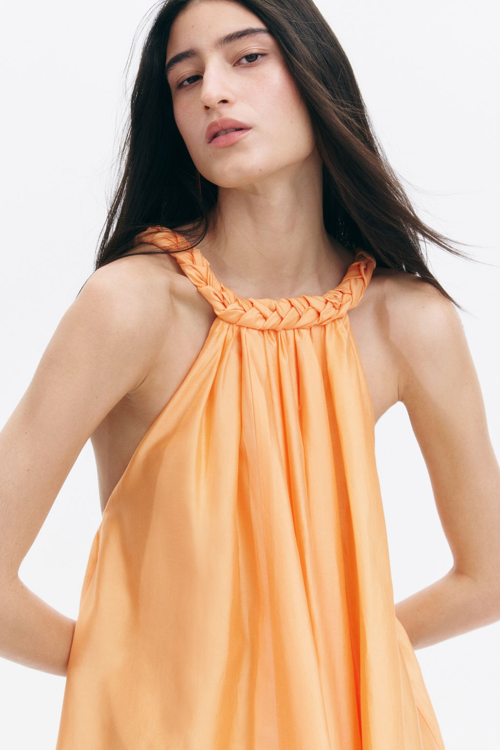 Minivestido con detalle trenzado - H&m фото 6