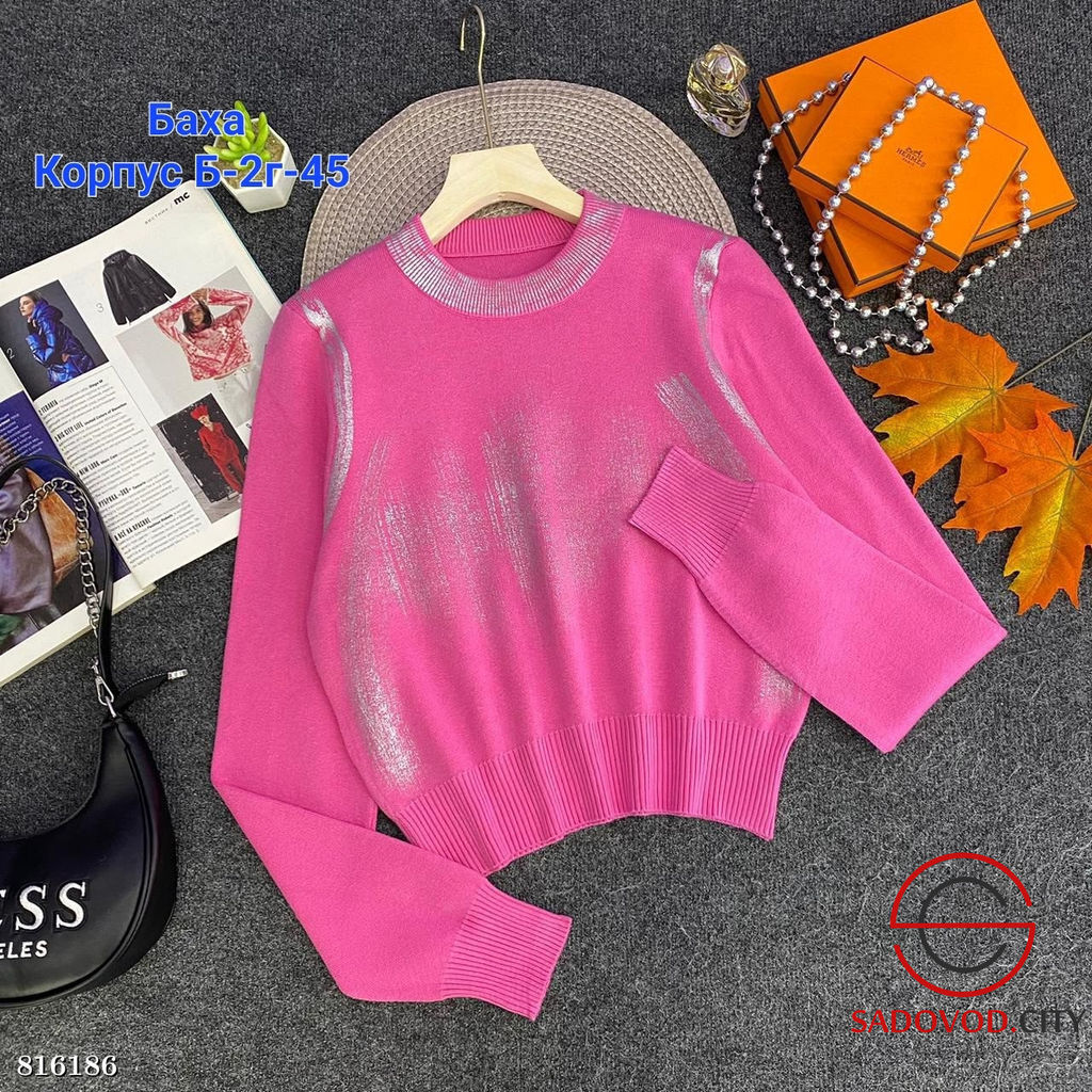 Свитер женский с принтом - Bruno фото 7