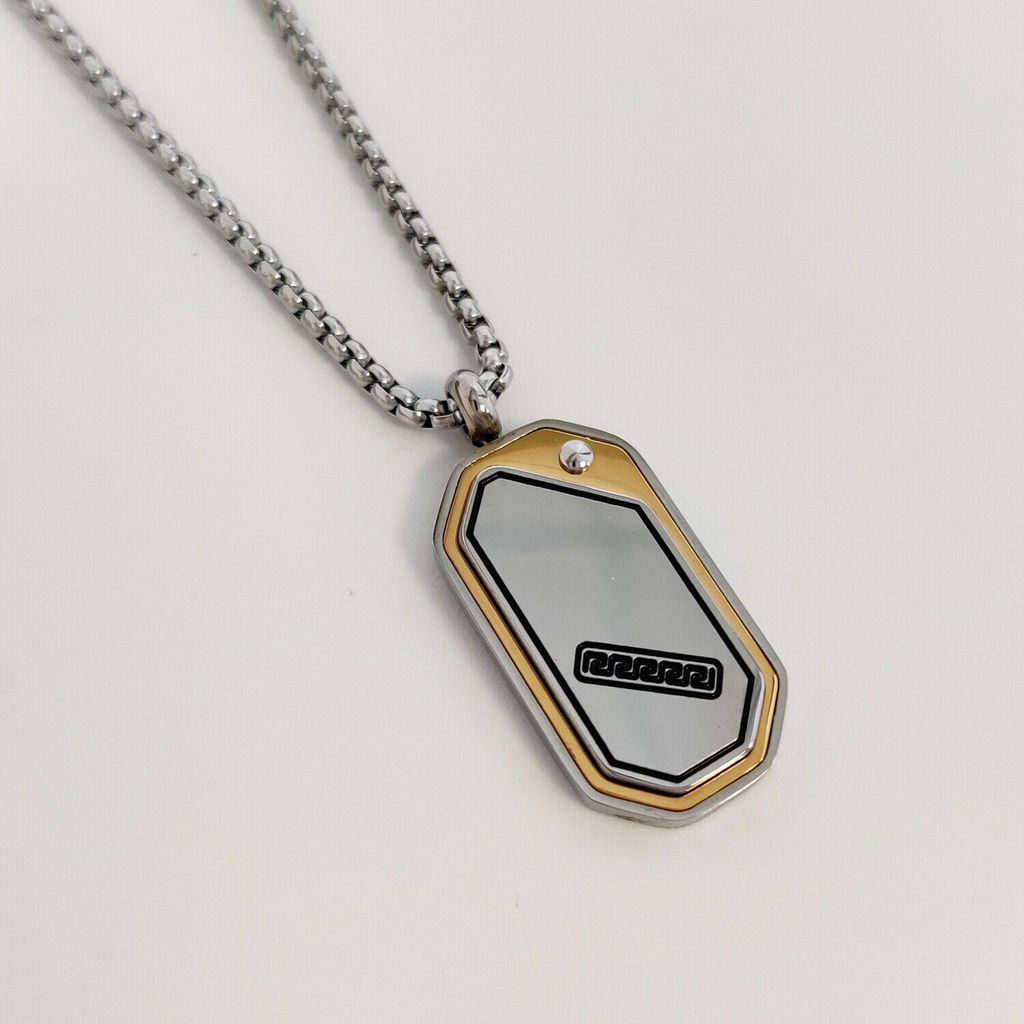 Кулон из стали на цепочке