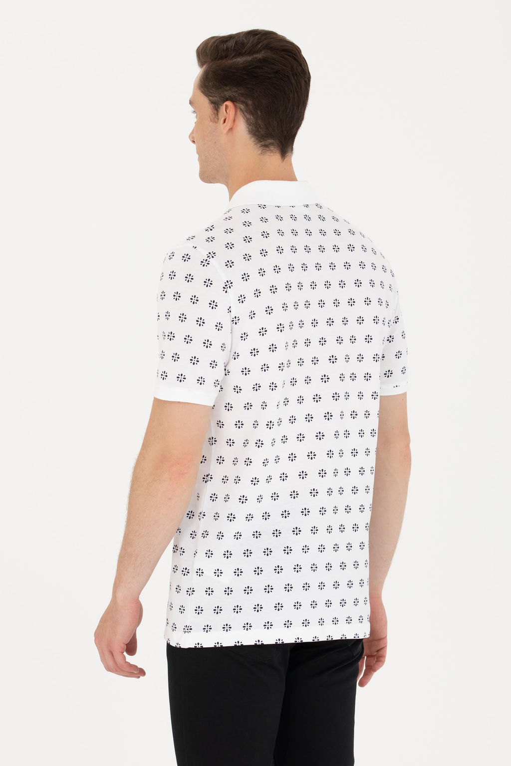 U. S. Polo Assn Мужская белая футболка с воротником-поло - U.s. polo assn фото 19