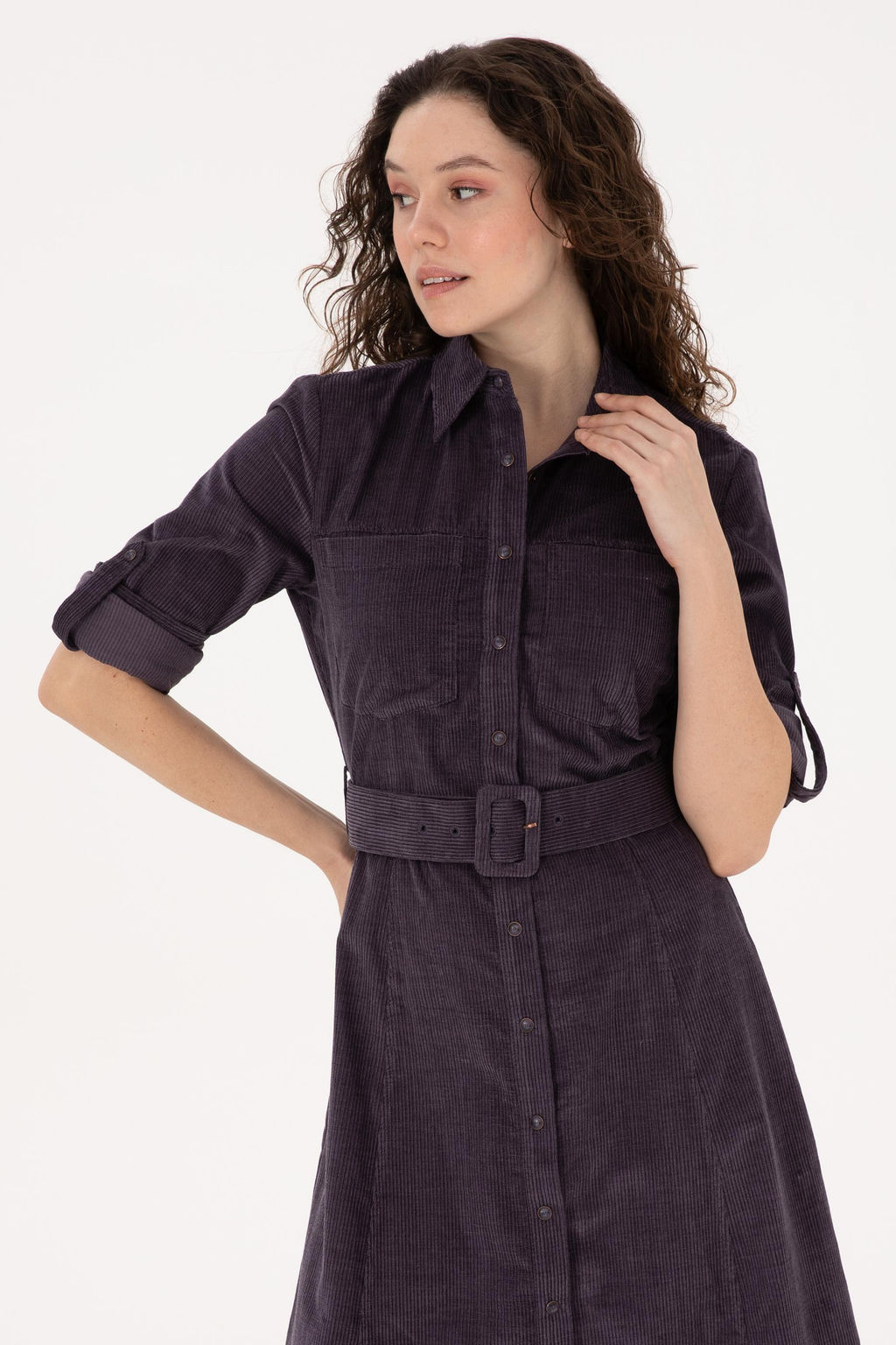 Kad_n M_rd_m Dokuma Elbise - U.s. polo assn фото 2