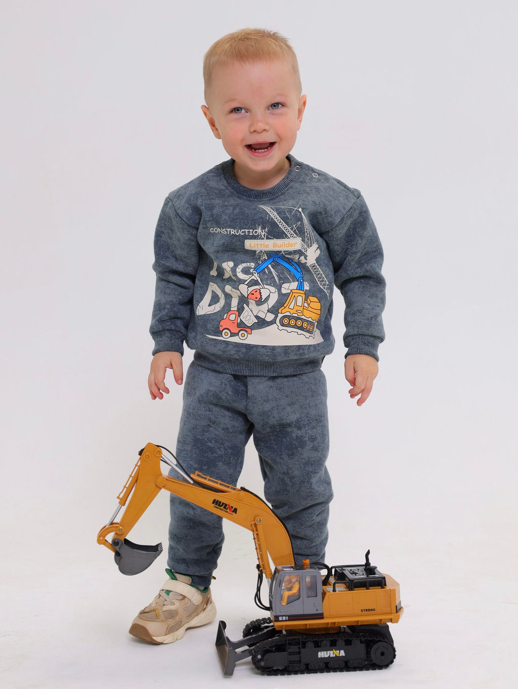 Свитшот(толстовка) с начесом для мальчика Футер - Оптима фото 12