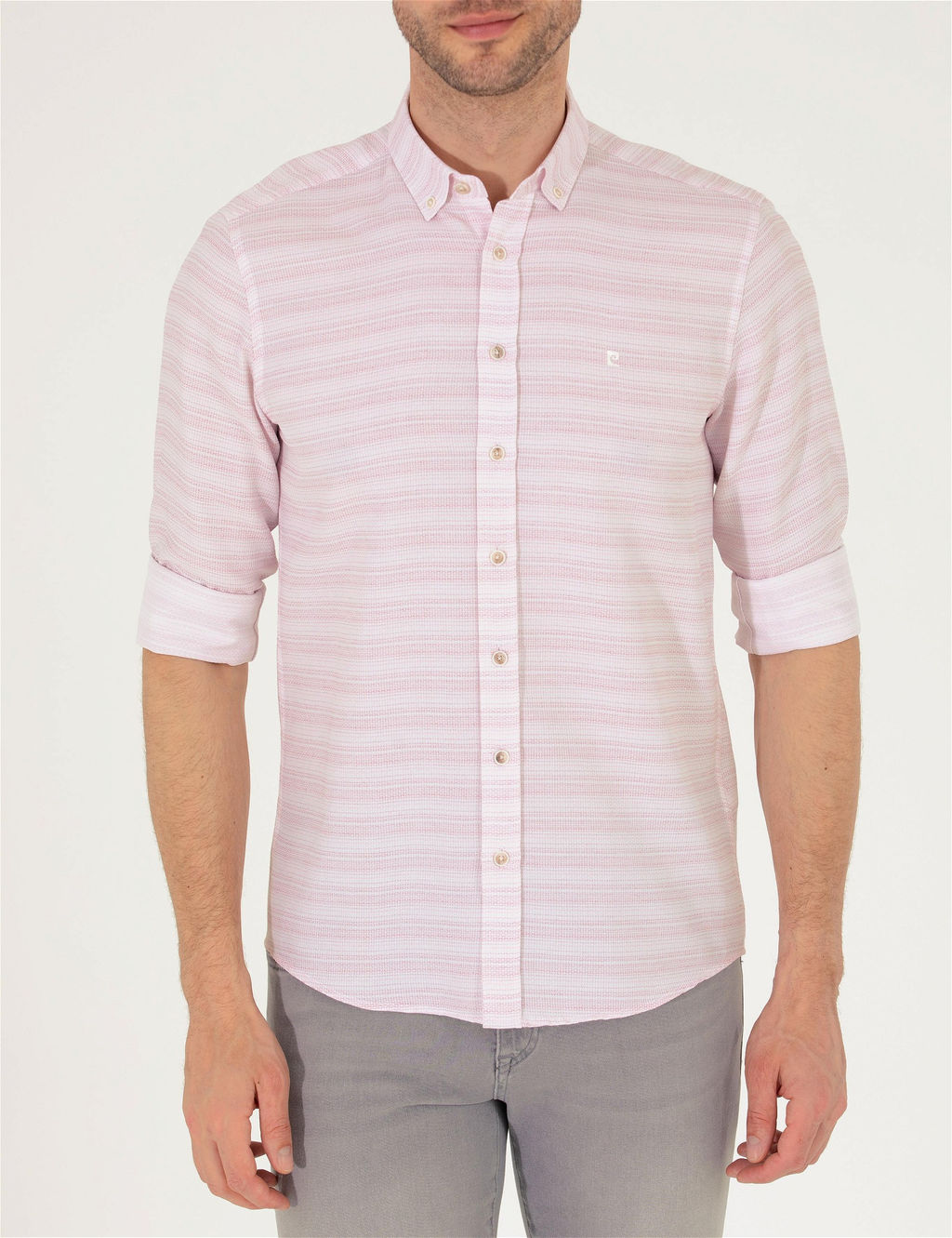 G_l Kurusu Slim Fit Uzun Kollu G_mlek - Pierre cardin фото 6