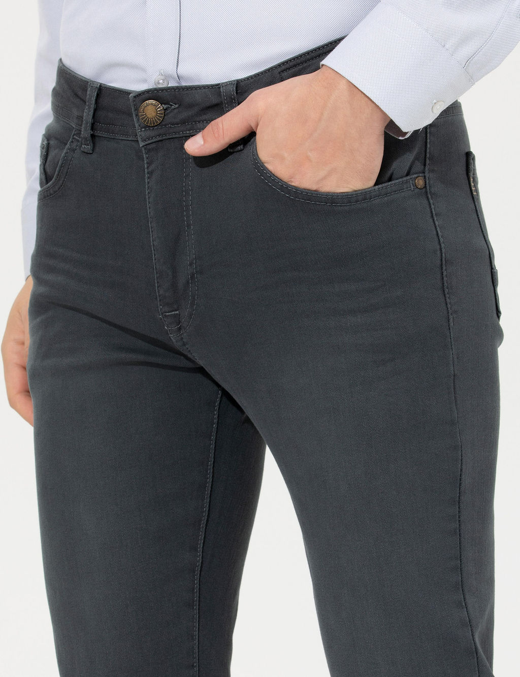 Haki Slim Fit Jean Pantolon - Pierre cardin фото 6