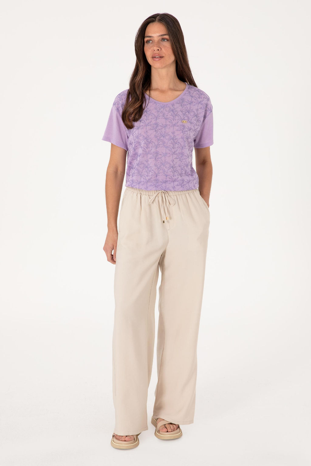 Kad_n Lila Ti__rt Sepette S_rpriz _ndirim - U.s. polo assn фото 4