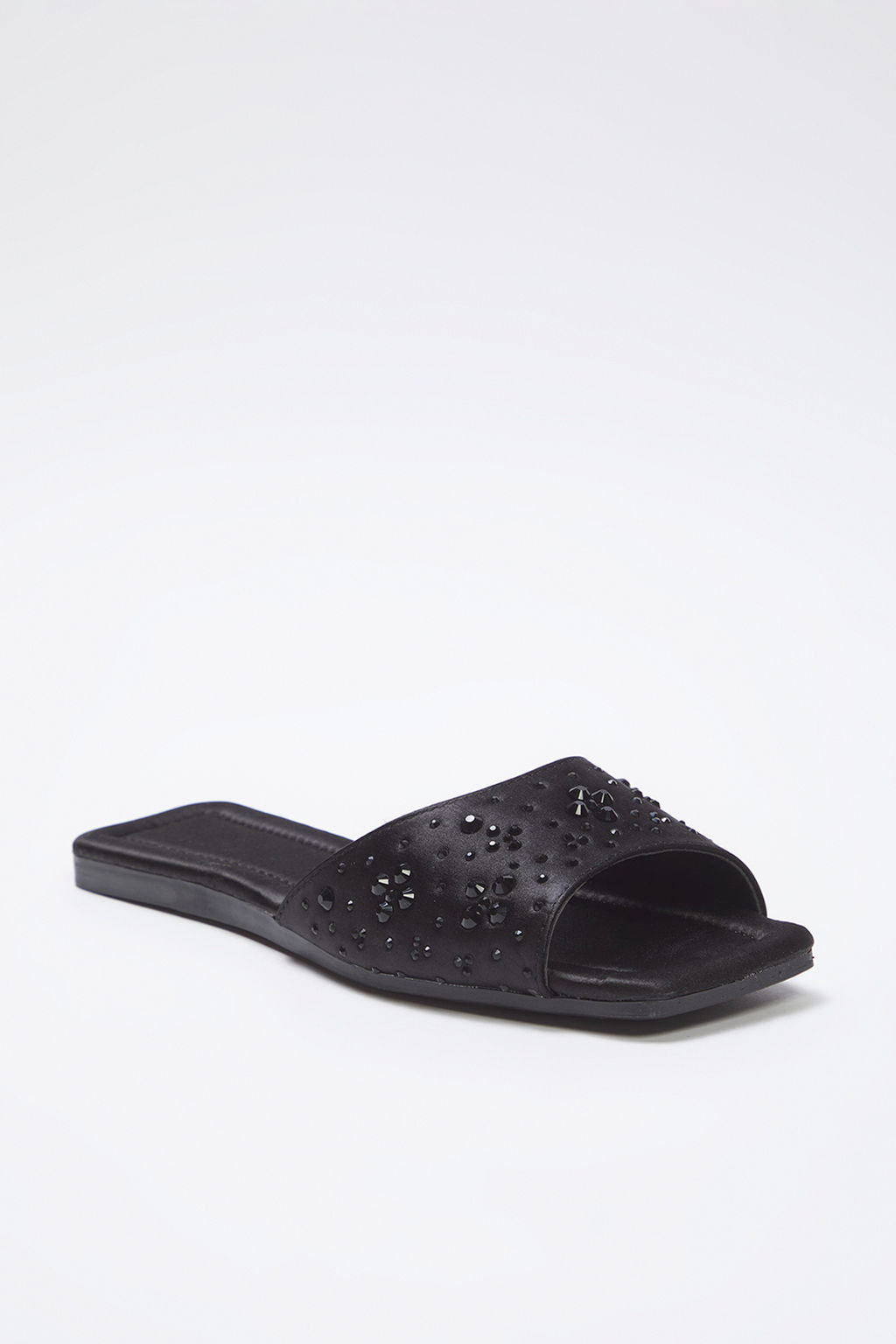 Trendyol Shoes Siyah Tasl? Saten S?k Kad?n Terlik TAKSS25TE00025 - Trendyolmilla фото 9