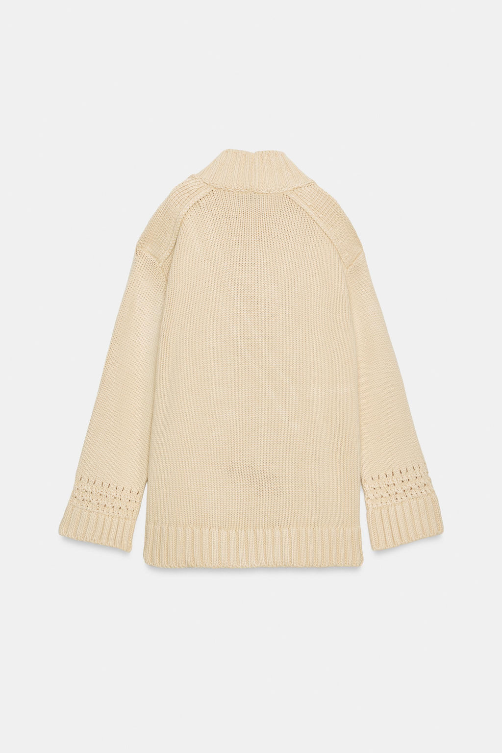 WRAP KNIT KIMONO CARDIGAN - Zara фото 8
