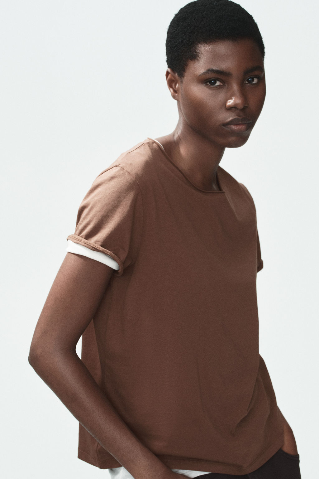 Camiseta con borde enrollado - H&m фото 8