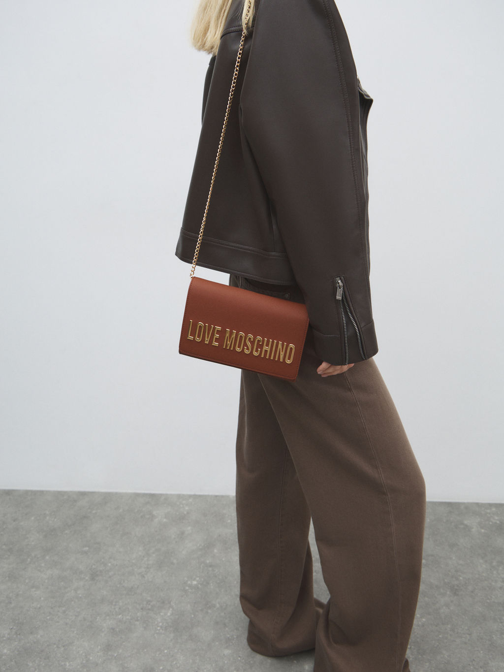 Клатч LOVE MOSCHINO SMART DAILY BAG Артикул 4560932, красно-коричневый  фото 2