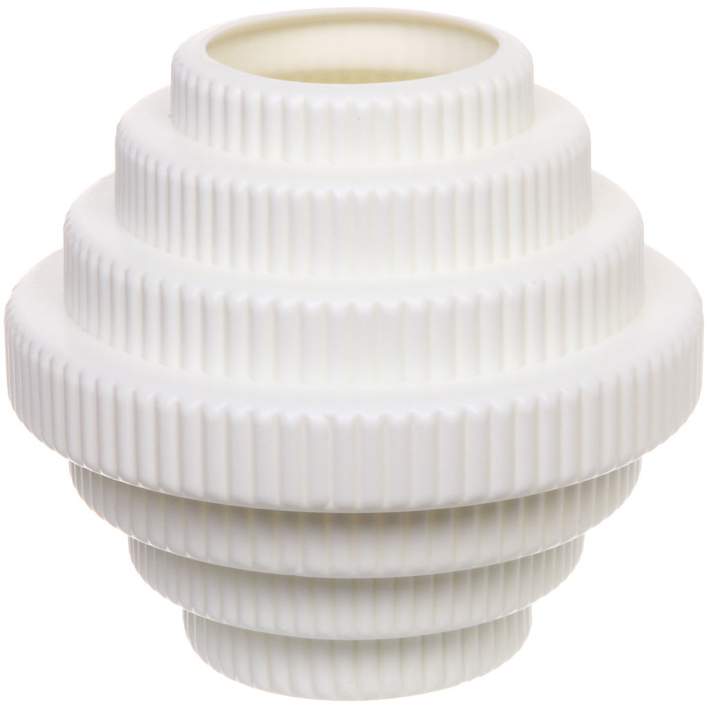 Цена за 4 шт. Ваза из пластика "Marlen-Портофино" 0,5л 15*8,3см цвет белый