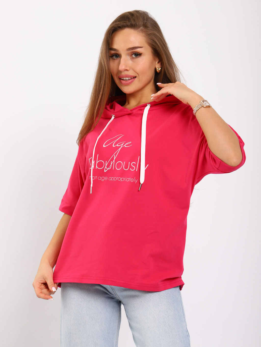 Футболка женская 6-207 (фуксия)