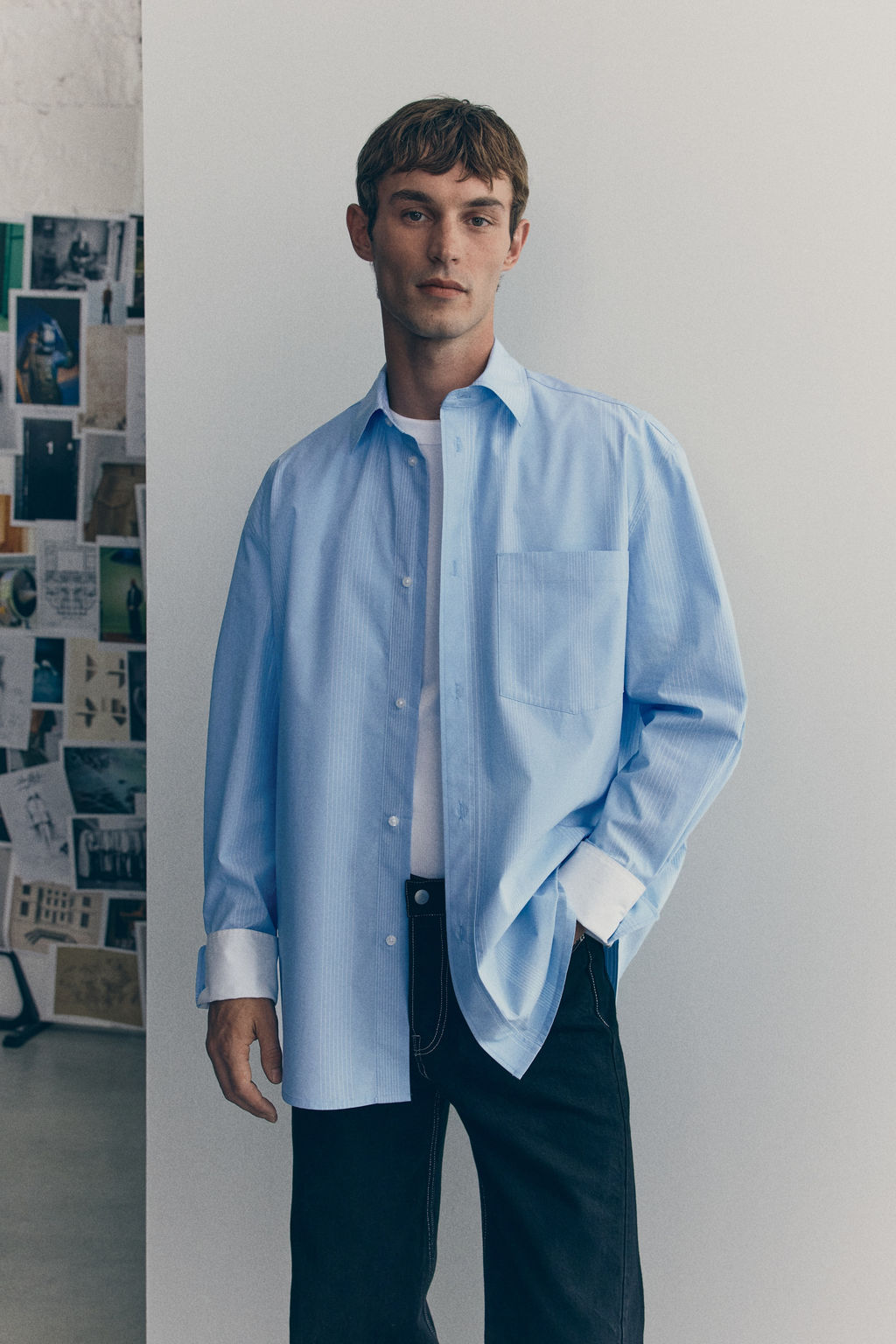 Camisa de rayas en algod?n - H&m фото 2