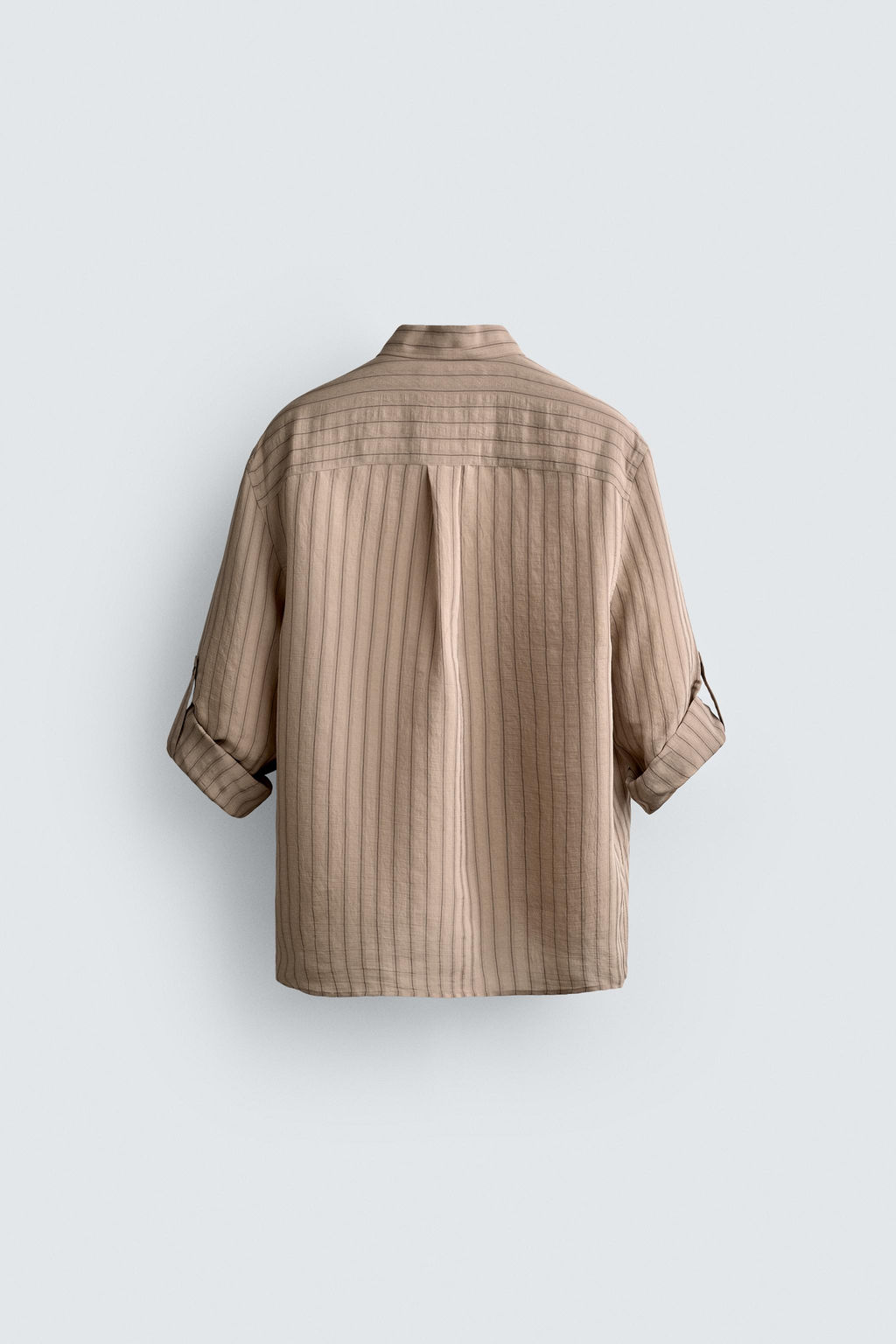 CAMISA RAYAS TRABILLA MANGA / rosa claro - Zara фото 8