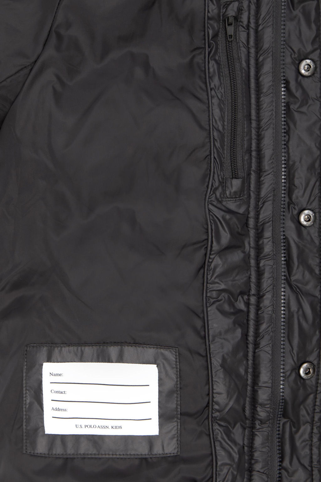 Пальто для мальчика антрацитового цвета - U.s. polo assn фото 4