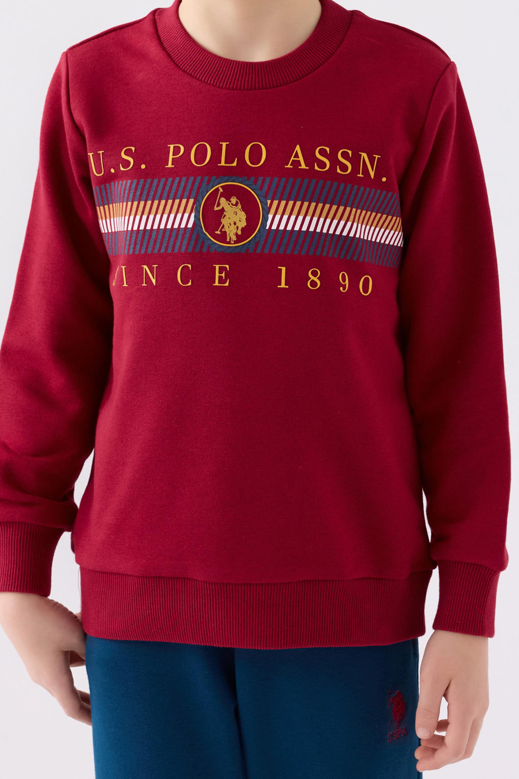 Boy Bordeaux Pajama Set Неожиданная скидка в корзине - U.s. polo assn фото 5
