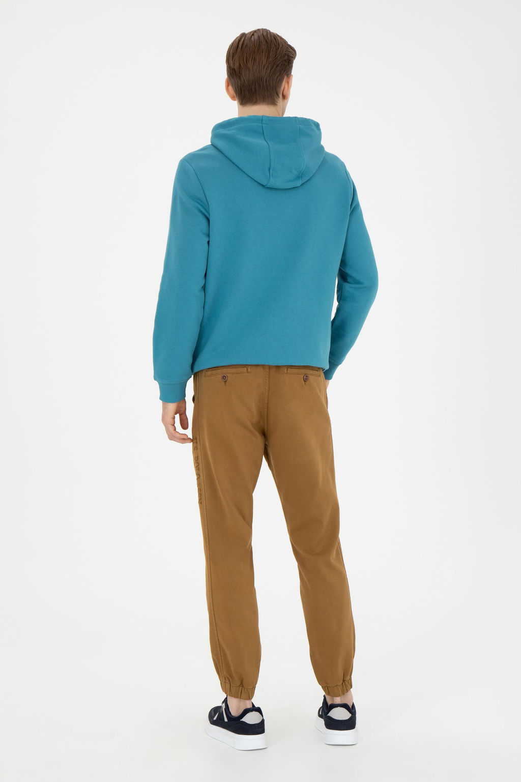 Мужские брюки из плотной ткани светло-хаки - U.s. polo assn фото 11