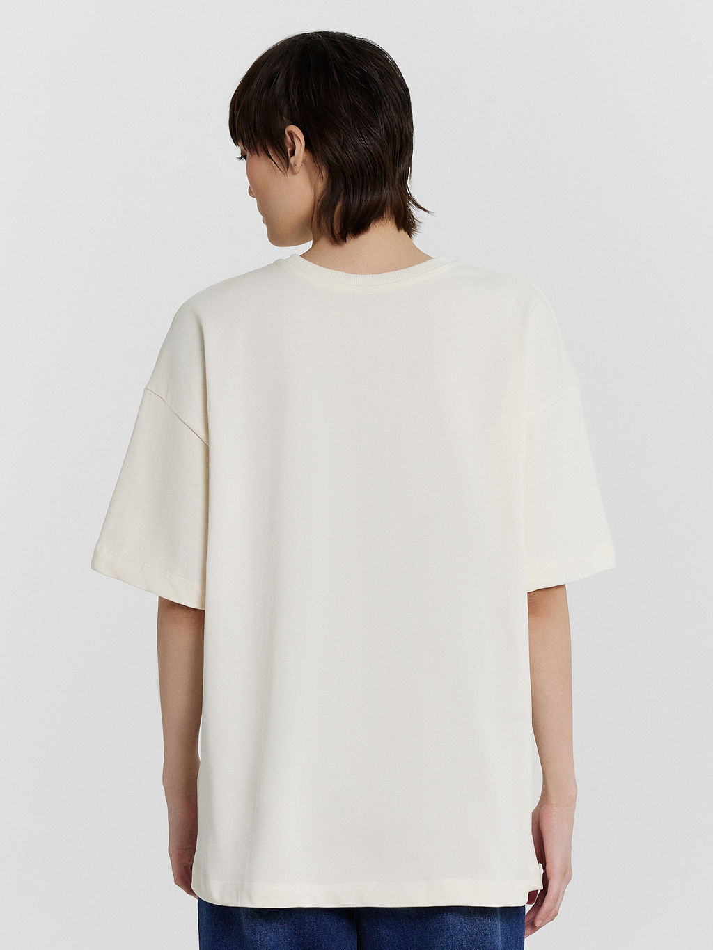 Футболка женская бежевая с принтом Martini - Mark formelle фото 2