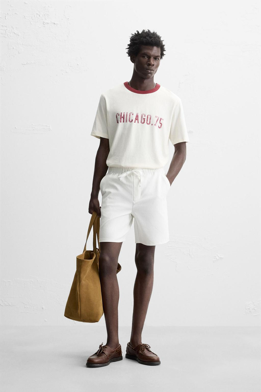 TEXTURED COMFORT BERMUDA SHORTS - Zara фото 2