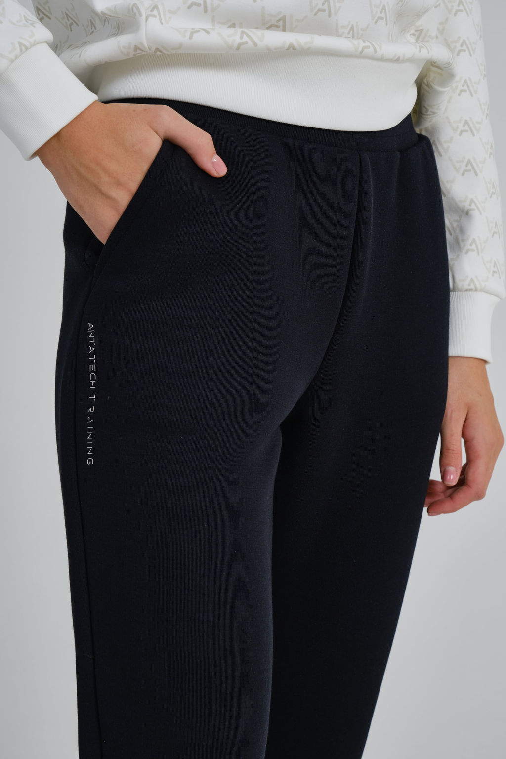 Брюки трикотажные Чёрный - Anta фото 4
