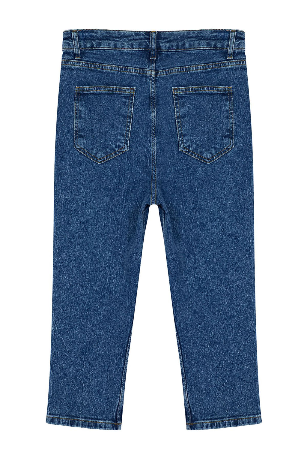 Mavi Yuksek Bel Kapri Jeans TWOAW25JE00010 - Trendyolmilla фото 7